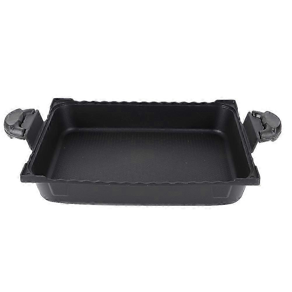 Multifunctional Rectangular Shape Non-stick Barbecue BBQ Grill Fish Pot Pan