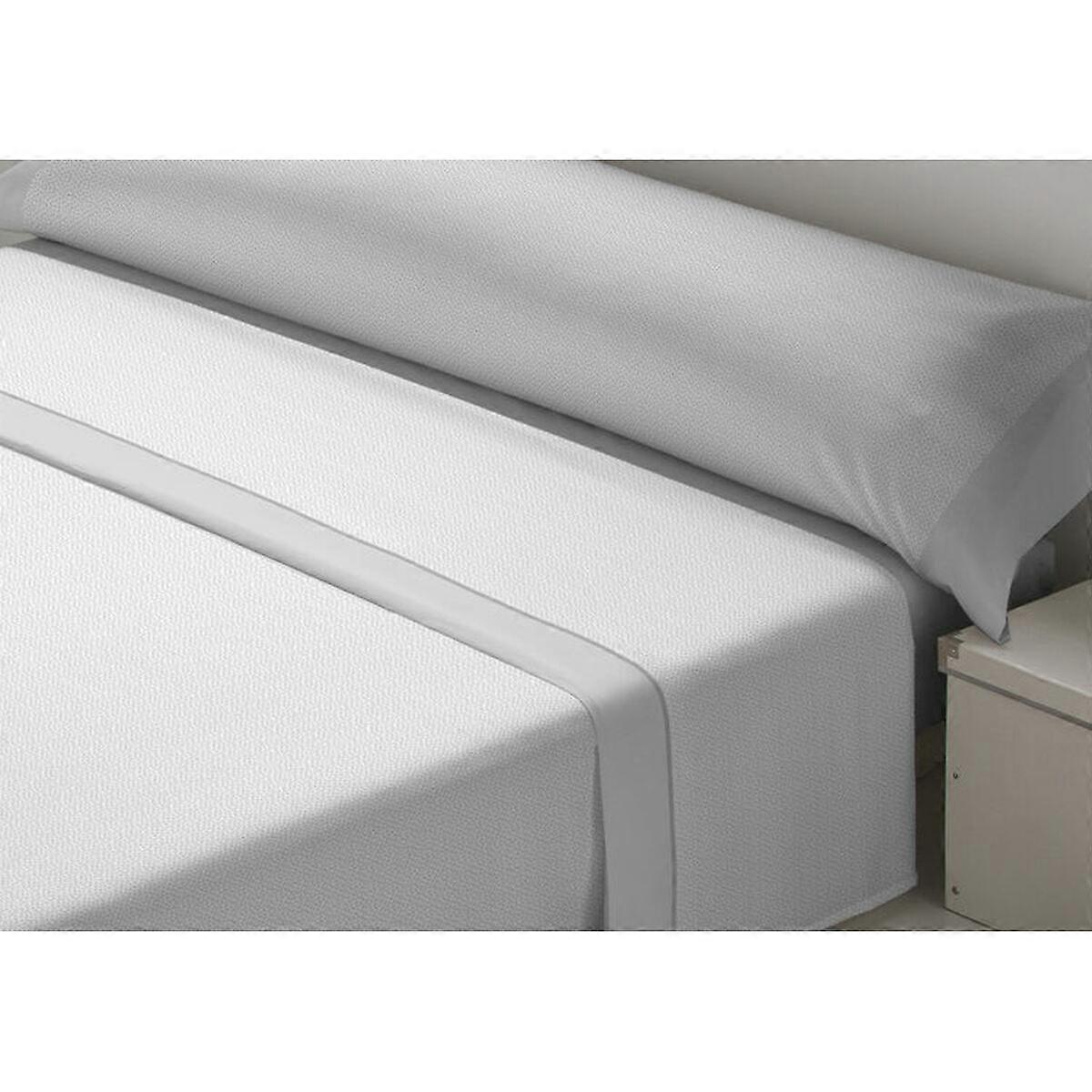 Bedding Set D'Or JAZMIN Grey Single Mattress Franela