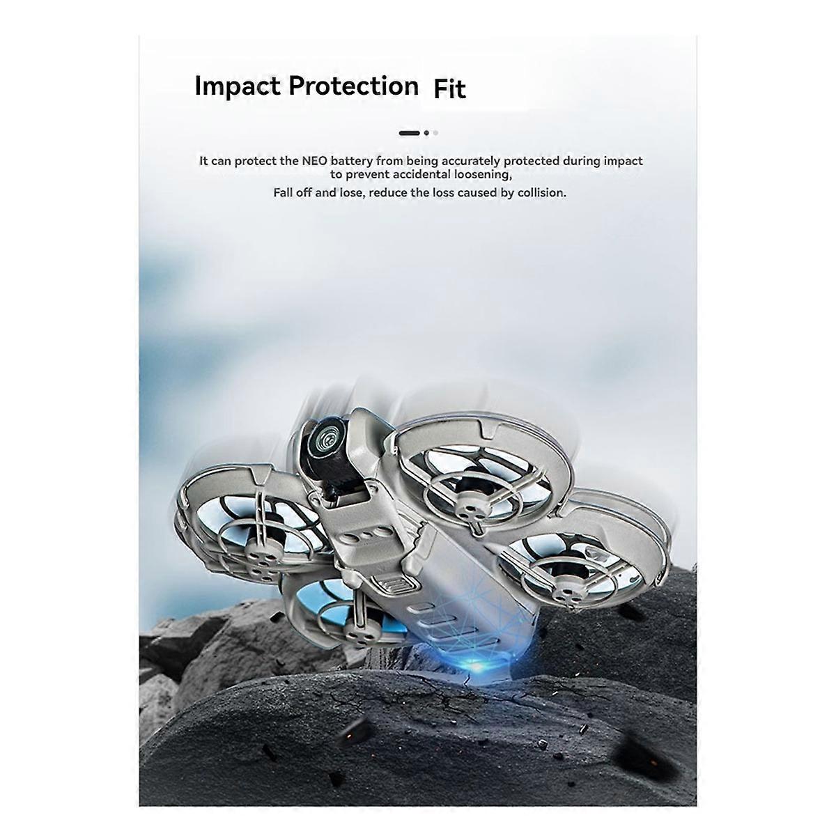 STARTRC for DJI Neo Drone Battery Protective Case Gray