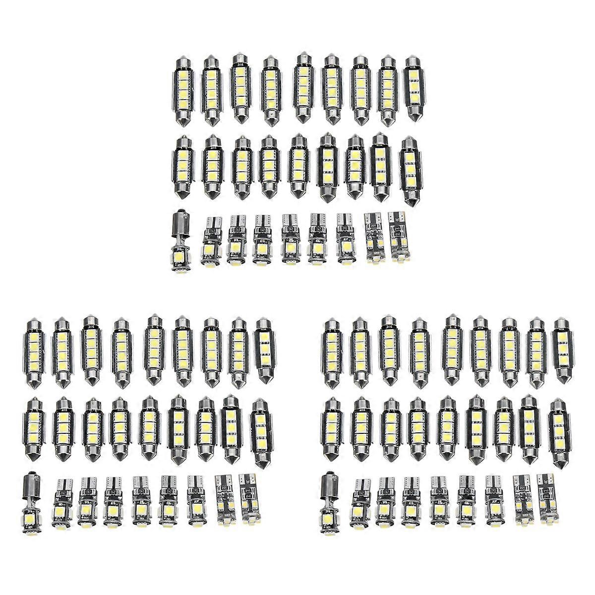 81Pcs White in-Car Led Light Kit for - E-Class W211 2002-2008