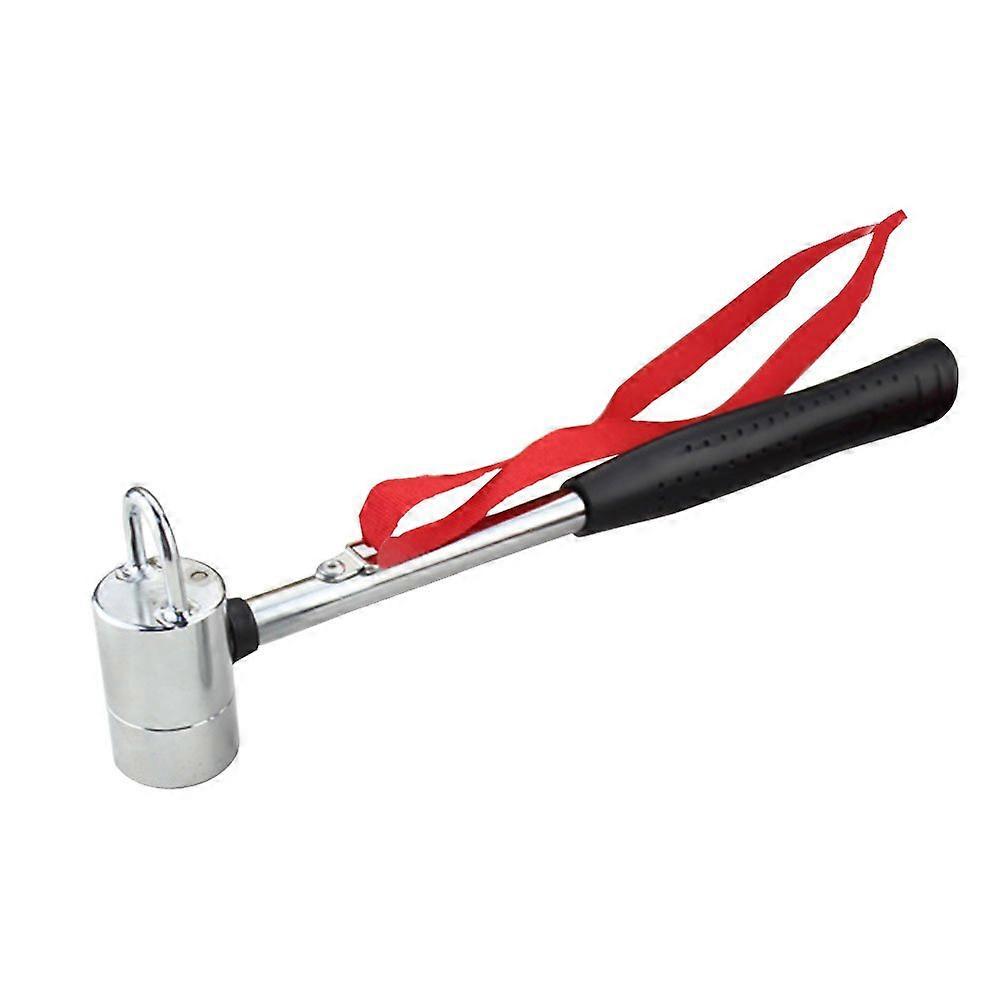 Hammer Mallet for Camping Outdoor 30cm Heavy-Duty Rubber Head with Wooden Handle for Tent Pegging and Ground Anchoring