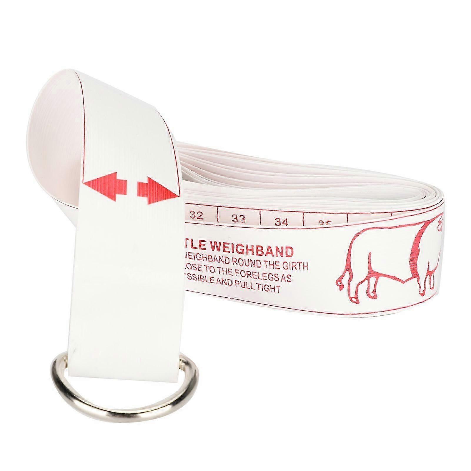 Cattle Tape Measure Bust Weight Contrast Ruler Soft Body Measuring Ruler for Farm Supplies