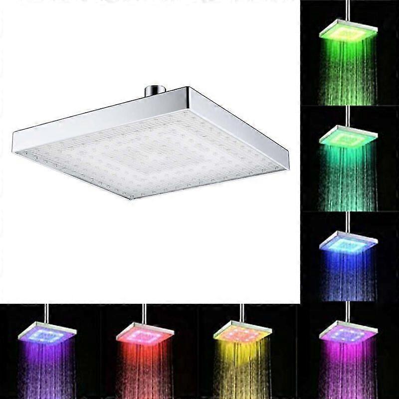 Multiple Color Changing LED Shower Head