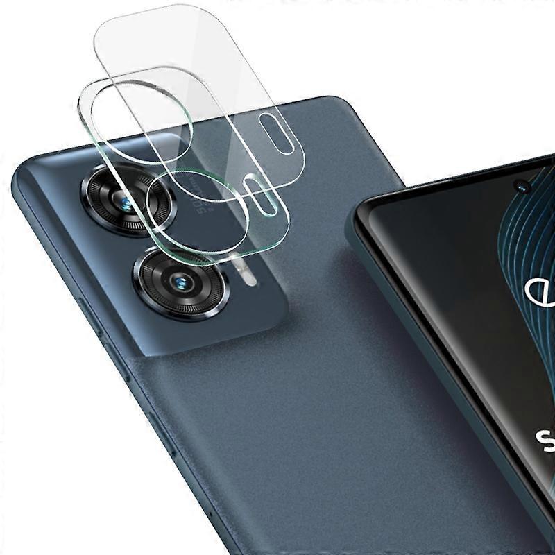 IMAK For Motorola Edge 50 Fusion 5G Tempered Glass Camera Lens Protector+Acrylic Lens Cap