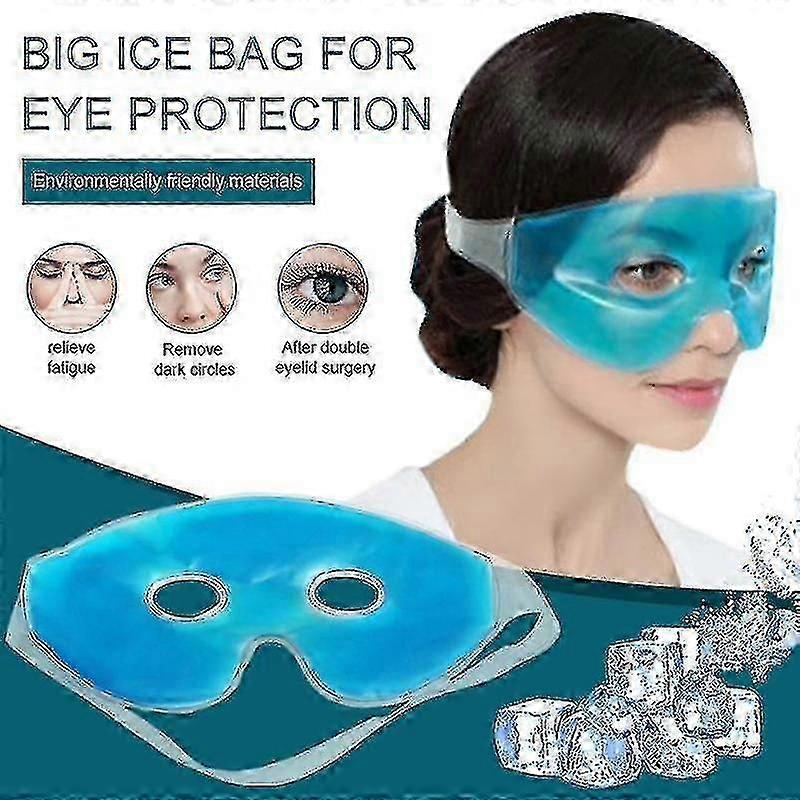Chladivá ledová maska na oči pro tmavé kruhy a úlevu od únavy, péče o oči ve spánku
