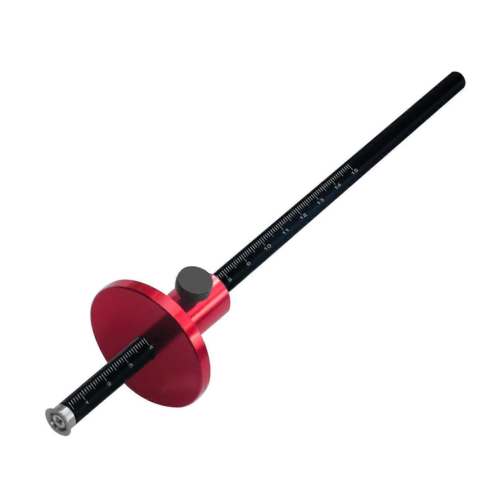 Woodworking Scriber Aluminum Alloy Wheel Gauge Marking Tool for Precision Wood Projects and Crafts