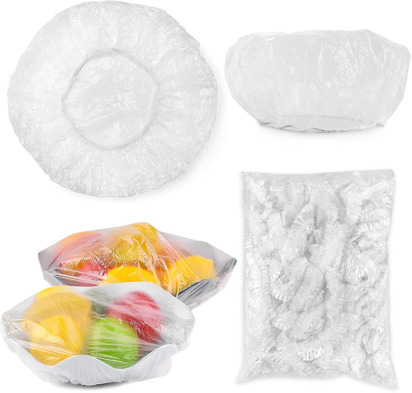 100 Pack Disposable Plastic Fruit And Vegetable Protective Covers