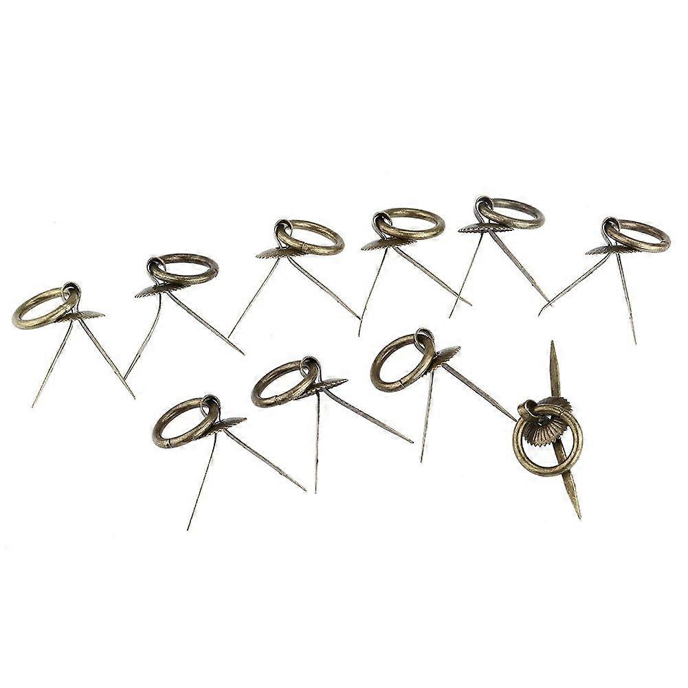 10個鉄製家具ハンドル引き出しキャビネット木箱ドアプルハードウェア家の装飾