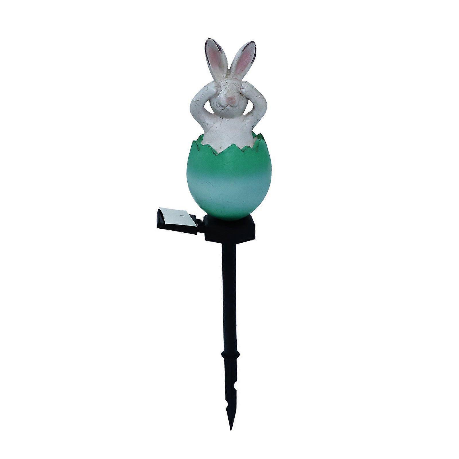 Easter Bunny Solar Light Yard Lawn Inserting Light Unique Waterproof LED Light