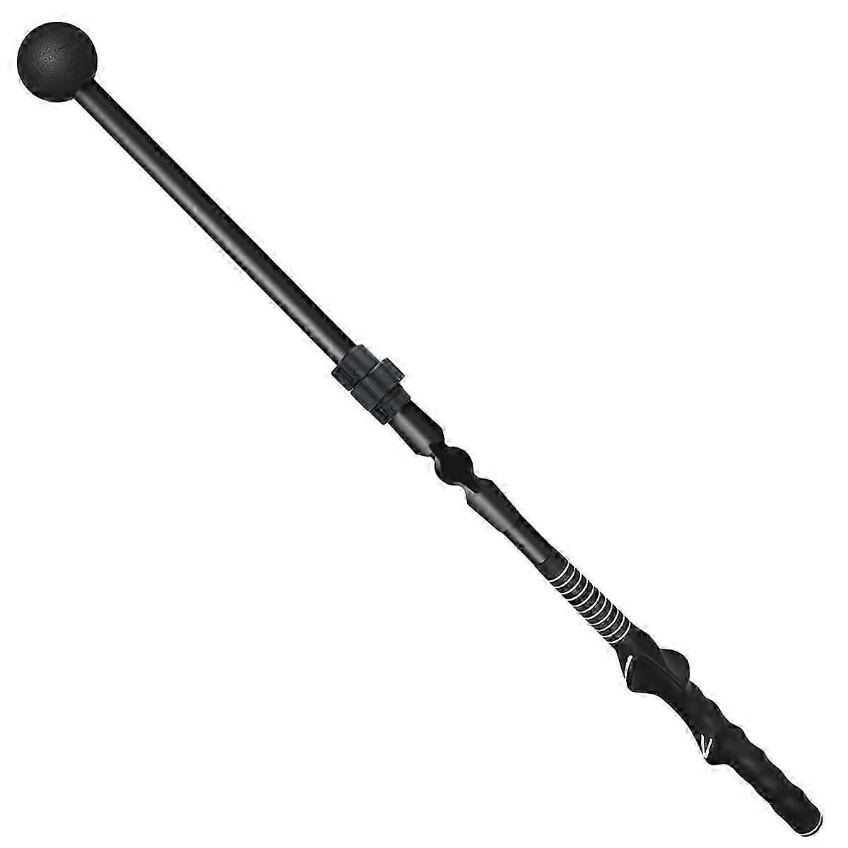 Golf Swing Trainer Exerciser Aid Adjustable Golf Training Aid Black
