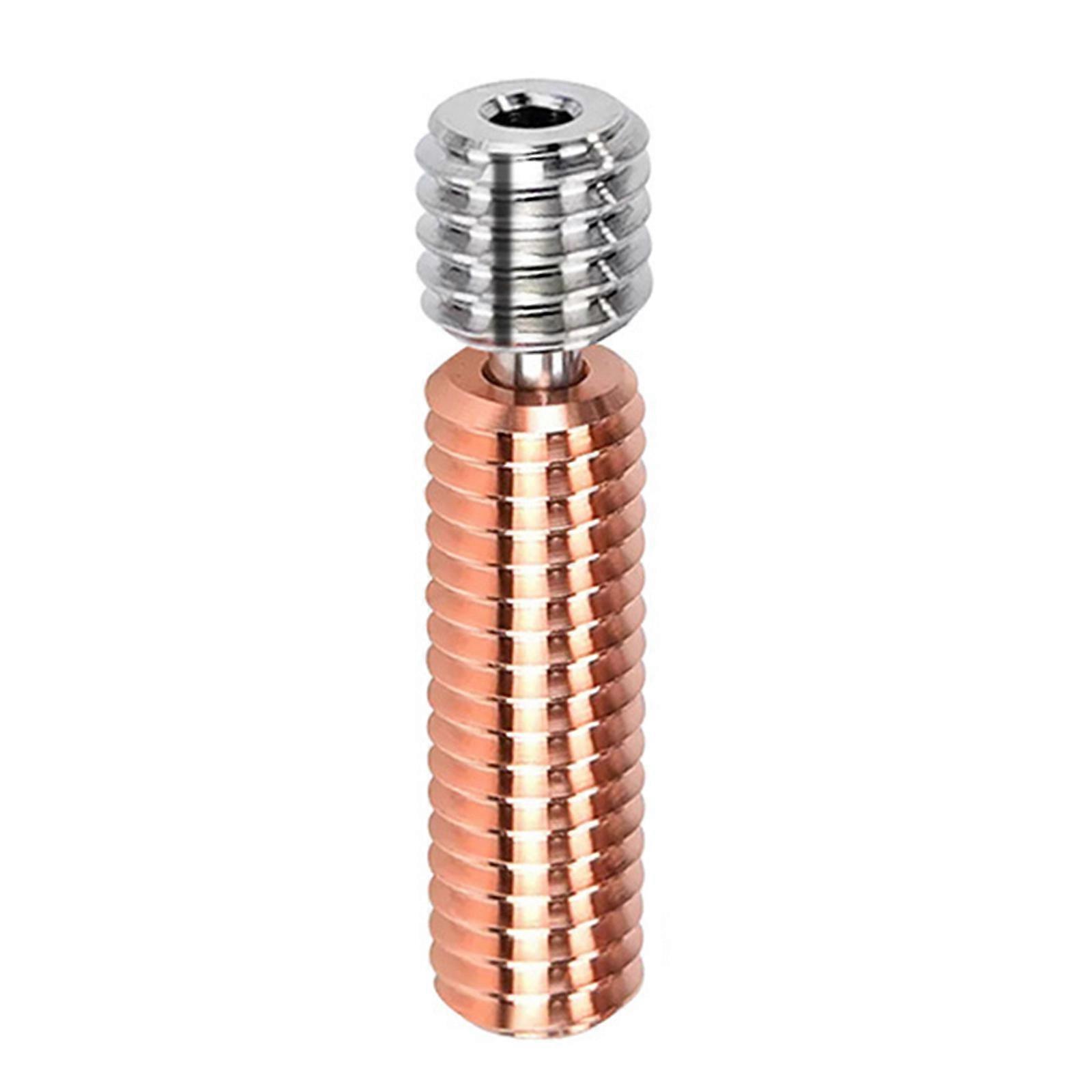 Bi-Metal Heatbreak 3D Priner Hotend Heater Block Bimetal Heat Break for 1.75 Filament M6x26mm Thread All Metal Upgraded