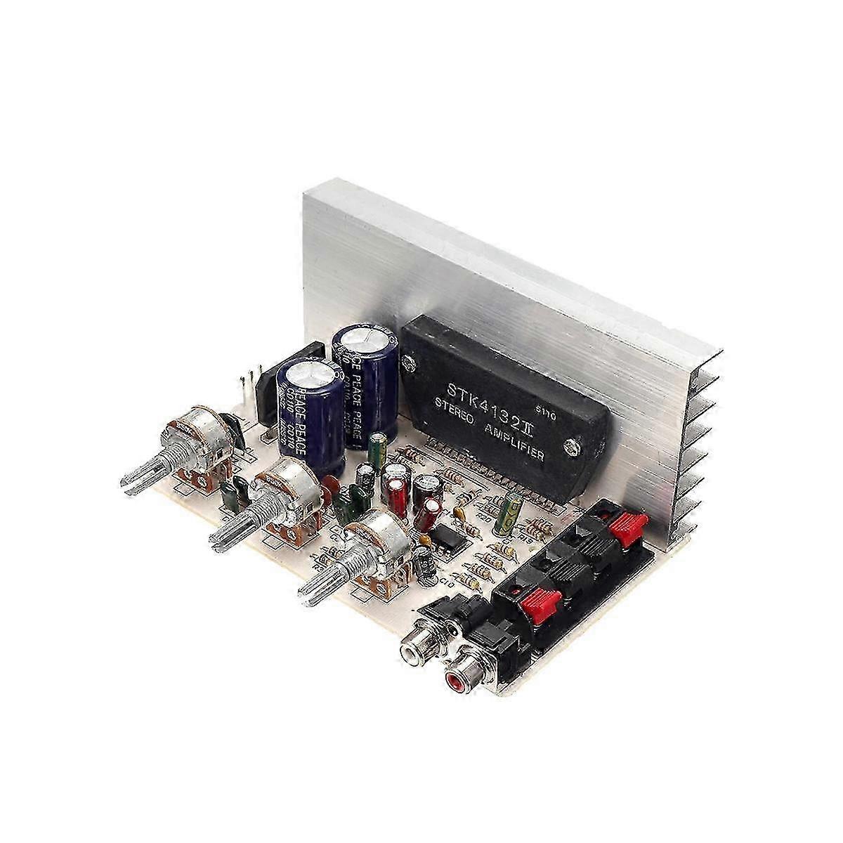 Dual Channel 50Wx2 STK Amplifier Board AC 15-18V DIY o Power Module for Speaker System