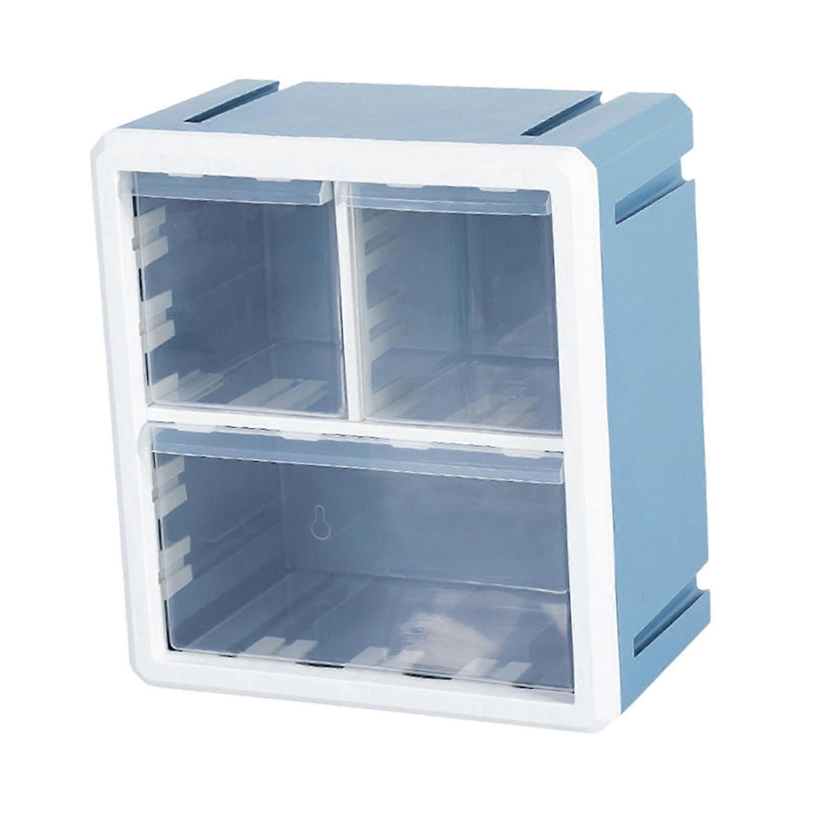 Mini Drawer Organizer Storage Box with Clear Drawers Beads Organizer Box