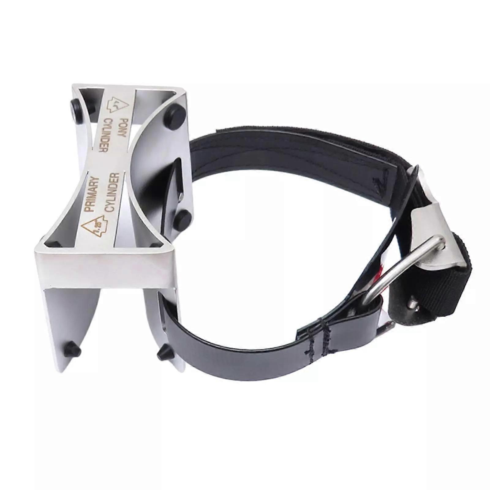 Scubas Καταδύσεις Πόνυ Mount Bracket μπουκαλιών Πρακτικά ρυθμιζόμενα πόνυ Θήκη μπουκαλιών Αξεσουάρ κολύμβησης με αναπνευστήρα Εύκολο στη χρήση