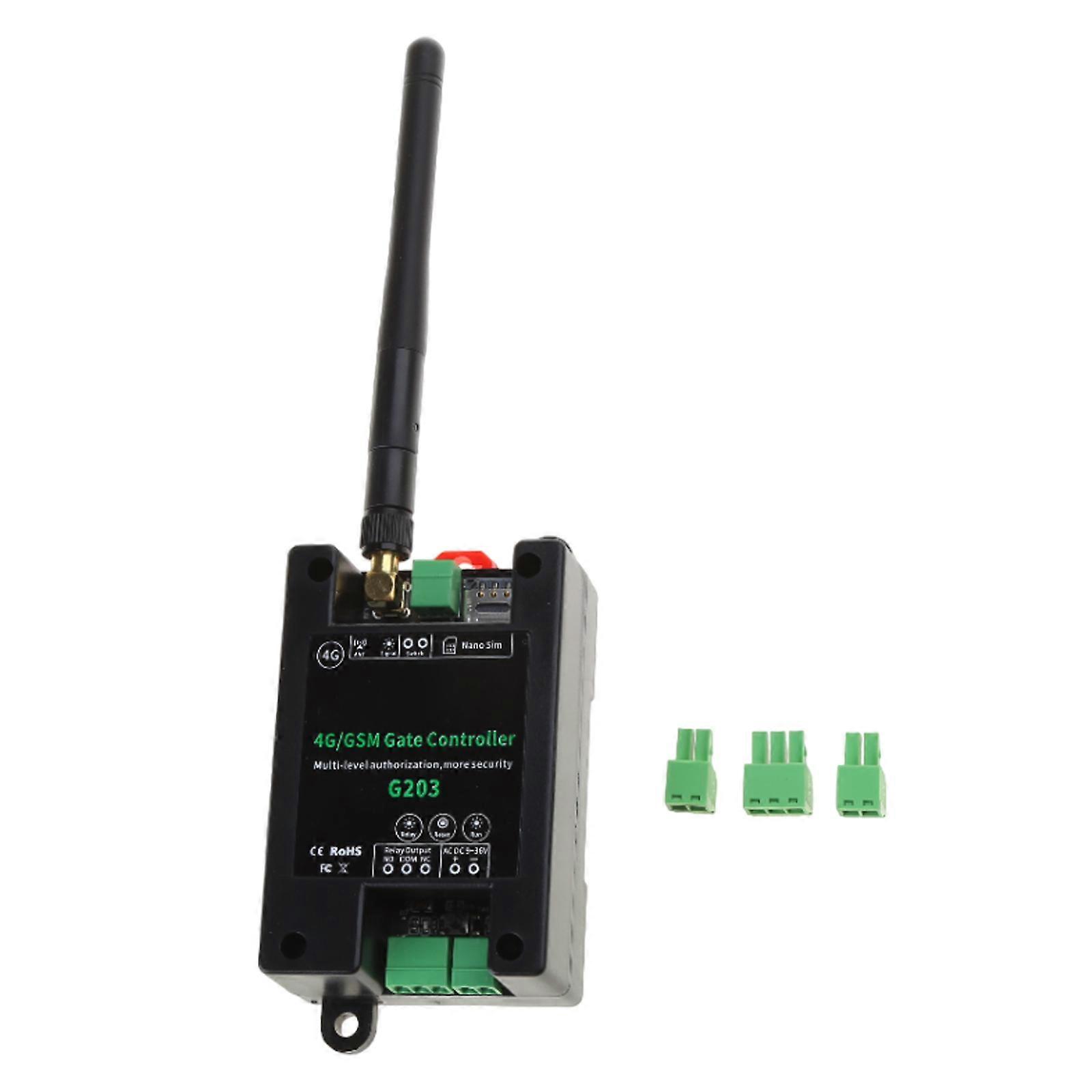Gate Opener G203 Gate Controller Access Controller Remote Control Switch Support 2G/3G/4G Input Voltage DC9V-36V
