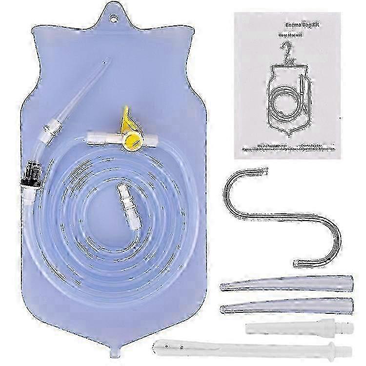 2025 Non-toxic enema bucket kit for colon cleansing with 4 nozzles