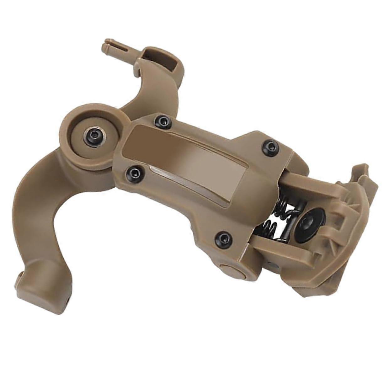 Foldable Rotating Earphone Arm for Helmet, Mud Colour Headphone Holder