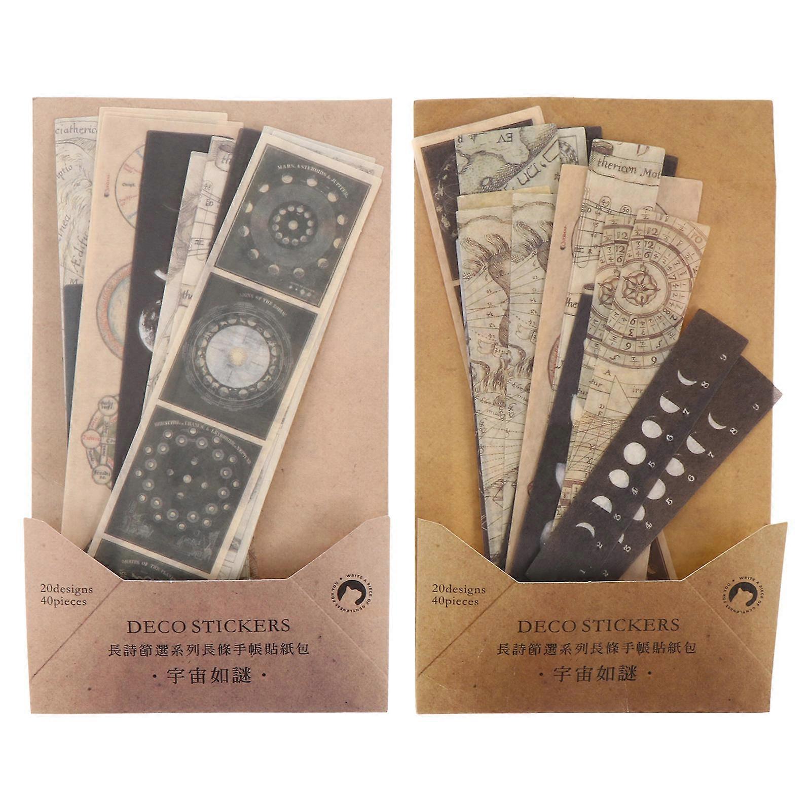 Vintage Art Washi Paper Stickers Set for DIY Scrapbooking, Crafting, and Decorative Journals