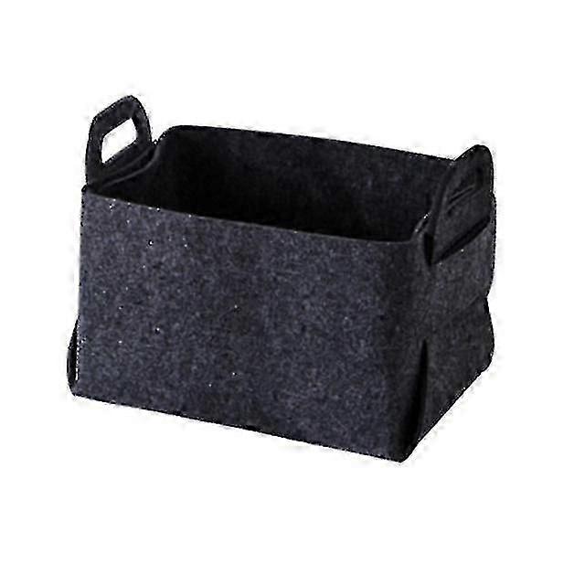 Diaper Organizers Folding Felt Storage Basket With Handle Sundries Organizer Box Laundry Basket Foldable Storage Bags
