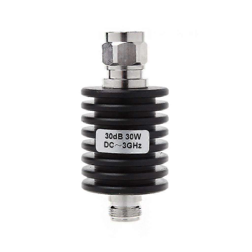 30W N-Type Coaxial Fixed Attenuator DC-3GHz with N Connectors 3GHz