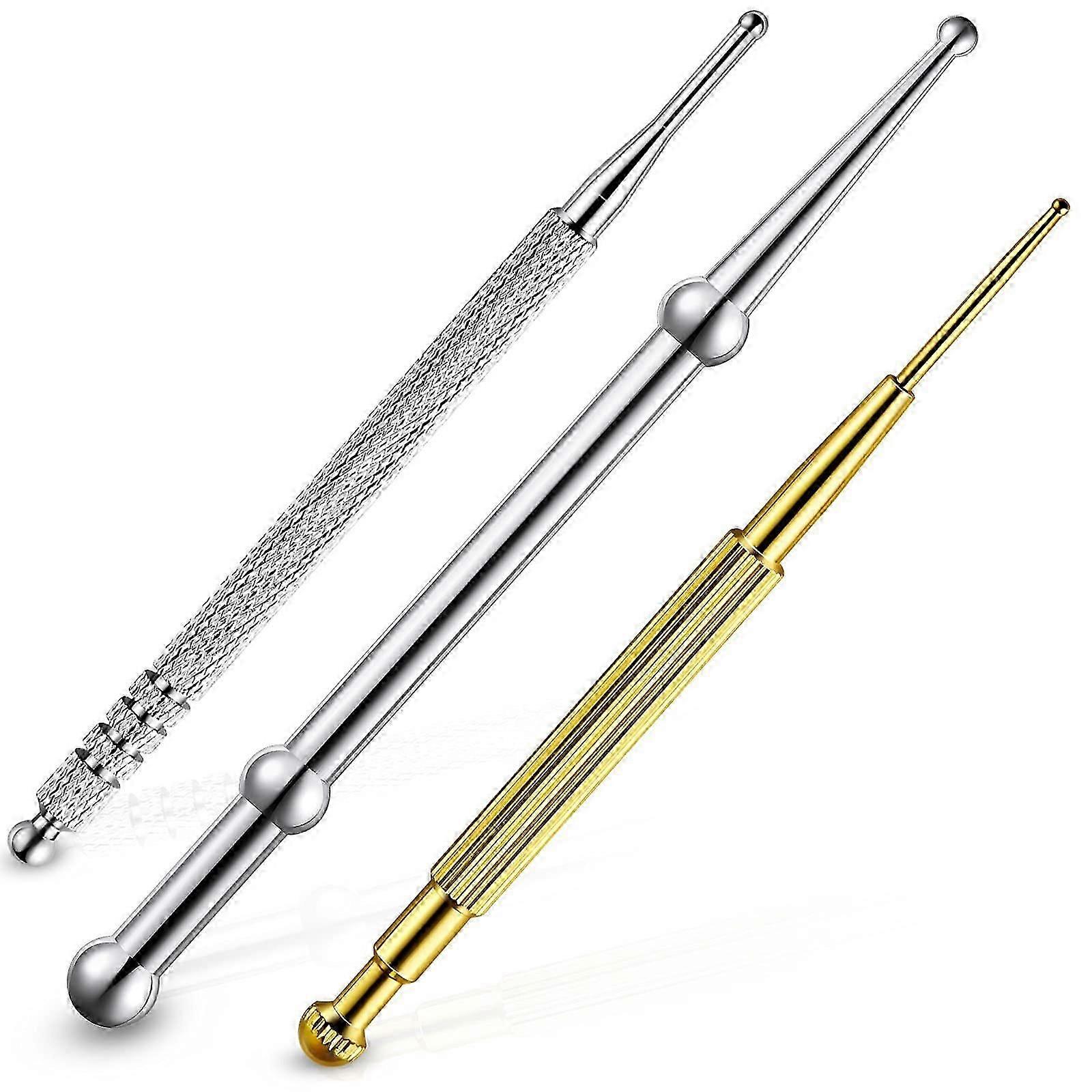 3 akupunkturpenner i rustfritt stål (PrettyJ)