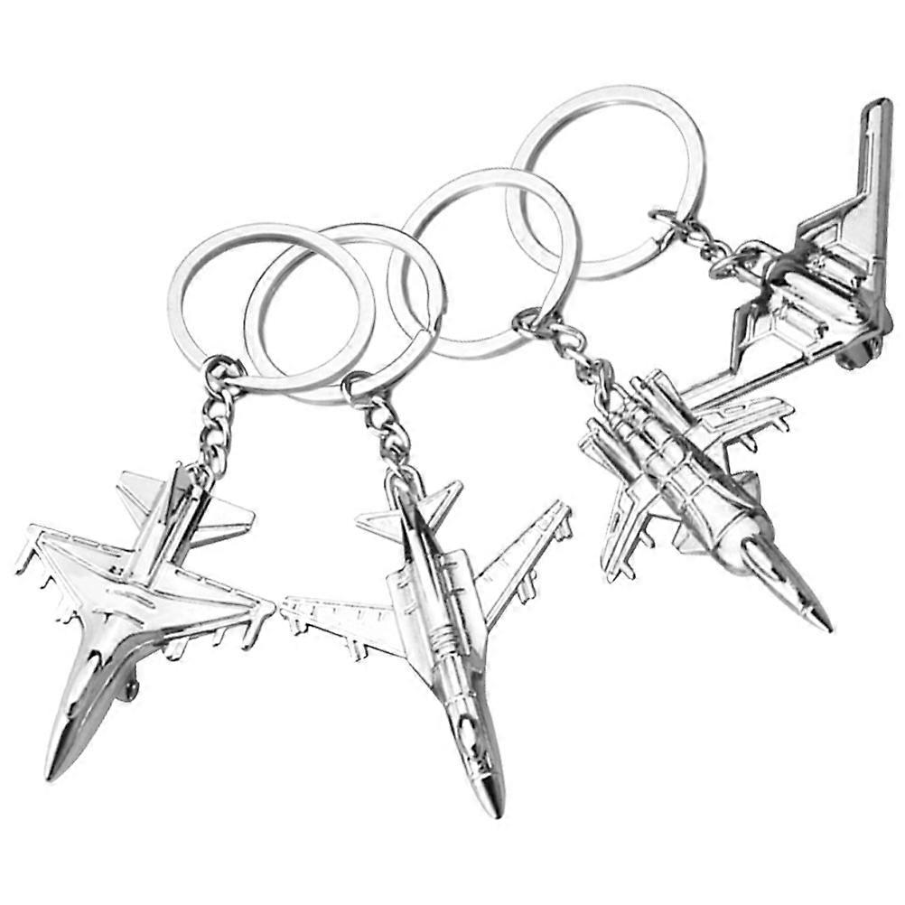 Airplane Shaped Keychains, Durable and Comfortable for Daily Decoration
