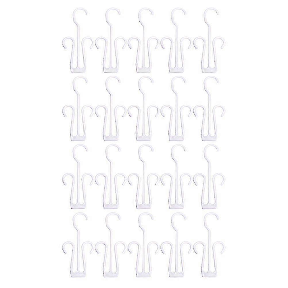 20Pcs Household Shoe Hangers Decorative Shoe Racks for Displaying Footwear with Hanging Hooks Suitable for Various Brs