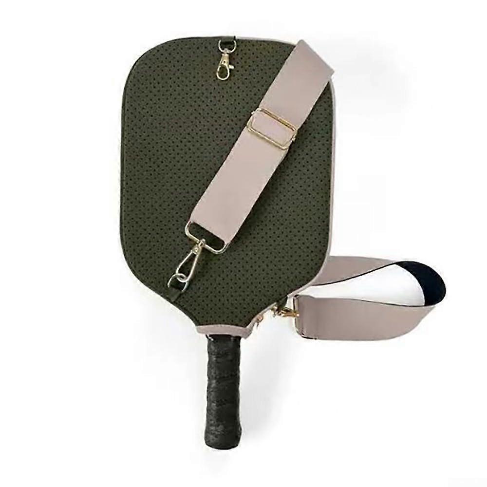 Practical neoprene storage bag for your pickleball paddles (green)