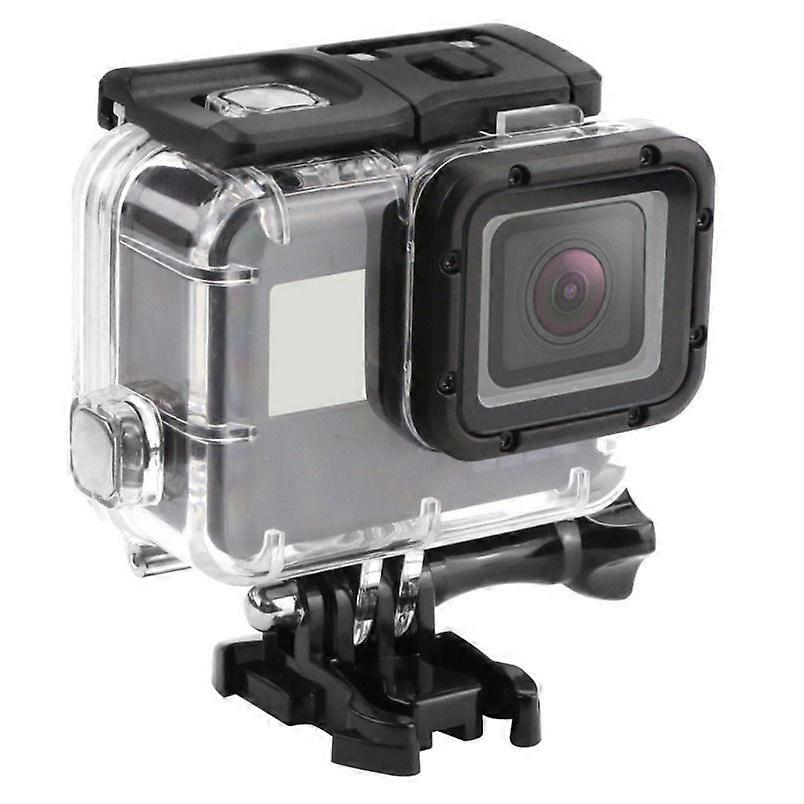 Gopro5 6 7 waterproof case Hero5 6 7black waterproof protective case without removing the lens diving case (transparent)