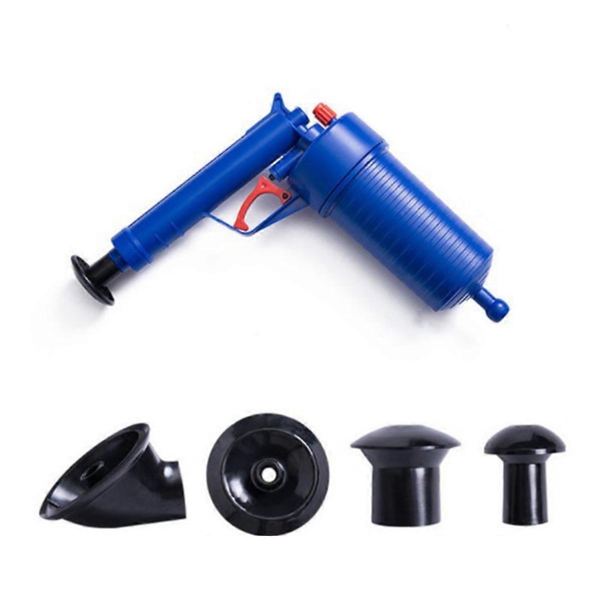 Air Power Drain Blaster Gun High-Pressure Manual Sink Plunger Opener Toilets Closestool Pipe Dredging Clean Pump Tools