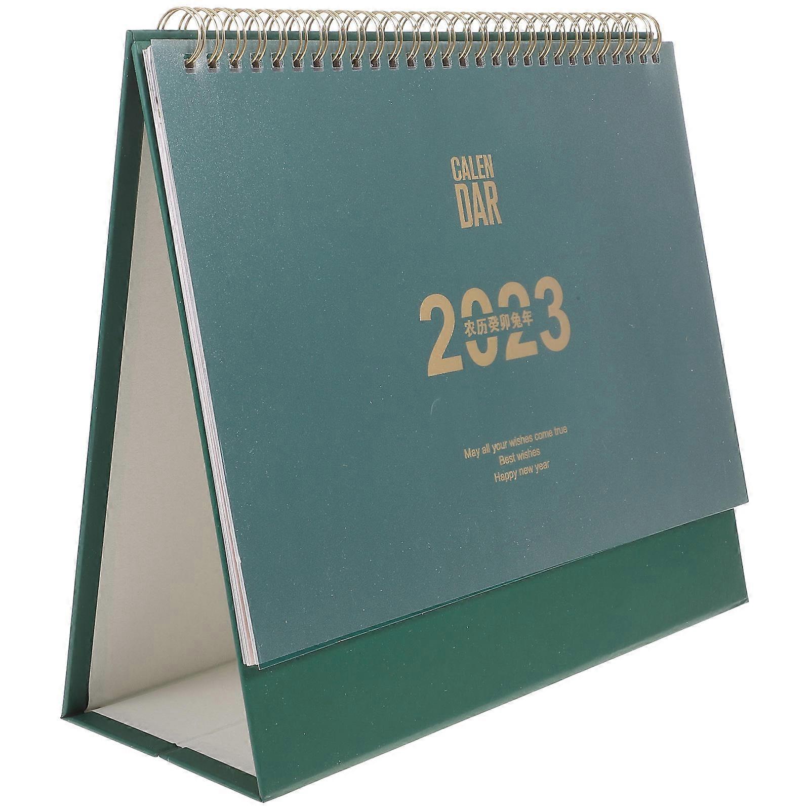 Standing Desk Calendar Table Calendar Office Supply Rectangular Shape 27X26X2CM Note-taking 1Pack