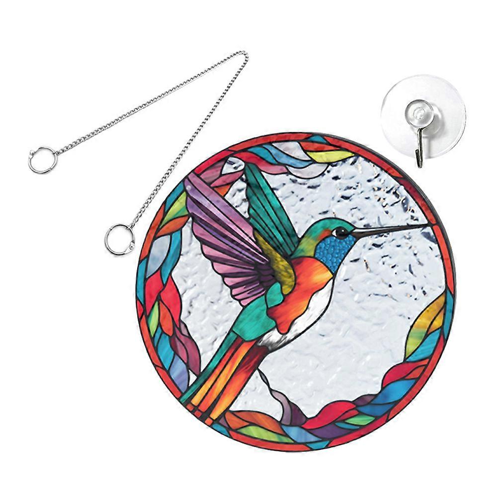 Hummingbird Decors Suncatcher -516S Window Decoration Multi-Colored 20.00X20.00X0.30CM Light Reflection 1 Set