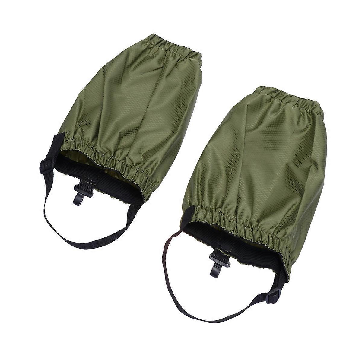 Snow Ankle Gaiters Ankle Gaiters Hiking Mountain Climbing Dark Green 28.00X19.00X1.00CM Protect from Mud 1 Pair