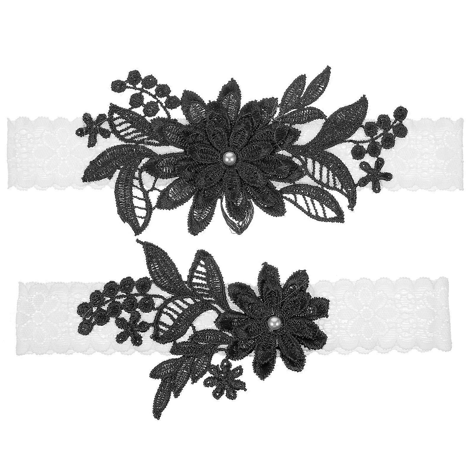 an elegant and engaging product description for your **Lace Elastic Wedding Garters**:
**Elegant Lace Elastic Wedding Garters for Brides –