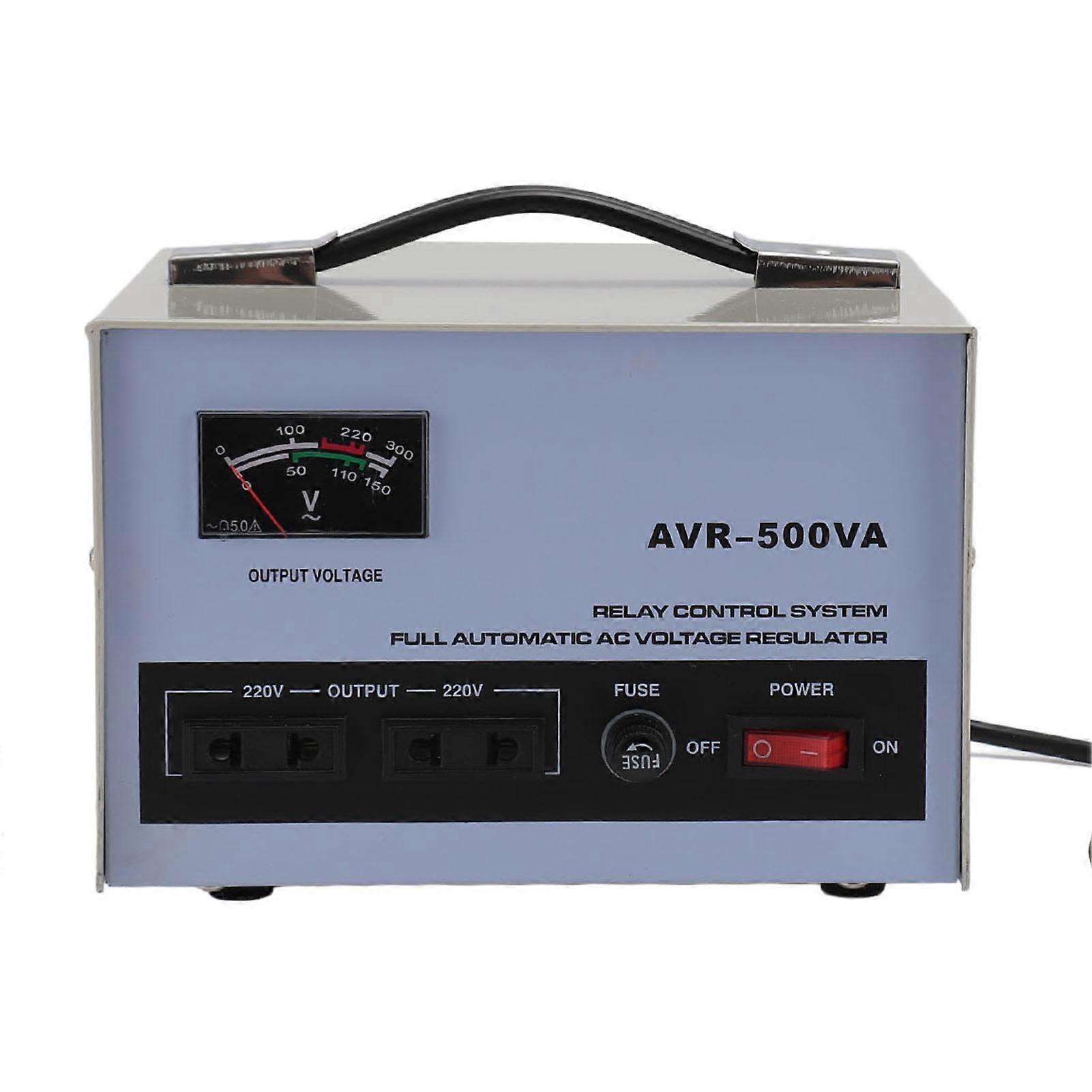 500W Voltage Regulator 1 Input  Output Single Phase Automatic Voltage Stabilizer