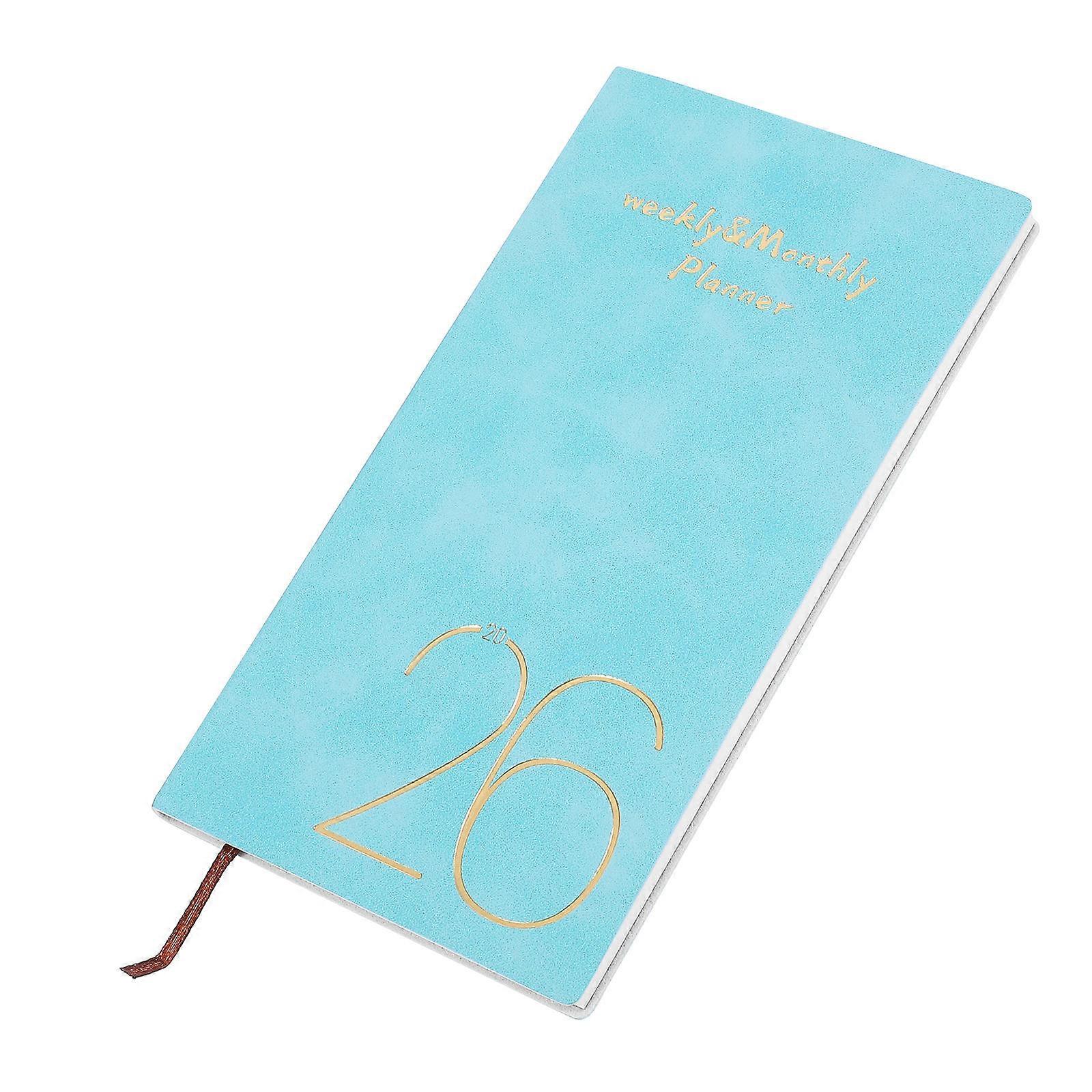 Daily Planner Notepad A6 Time Management 2026 Students Thick Paper Portable Writing Notebook 1Pcs