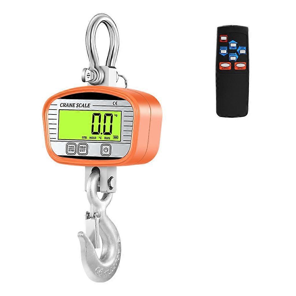 High Accuracy 2000kg Industrial Hanging Scale LCD Screen Weighing Tool