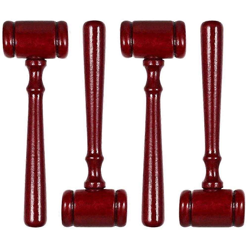 Judicial Mallet Rectangular Simple Design Judge Hammer Legal Events Clear Loud Sound Portable
