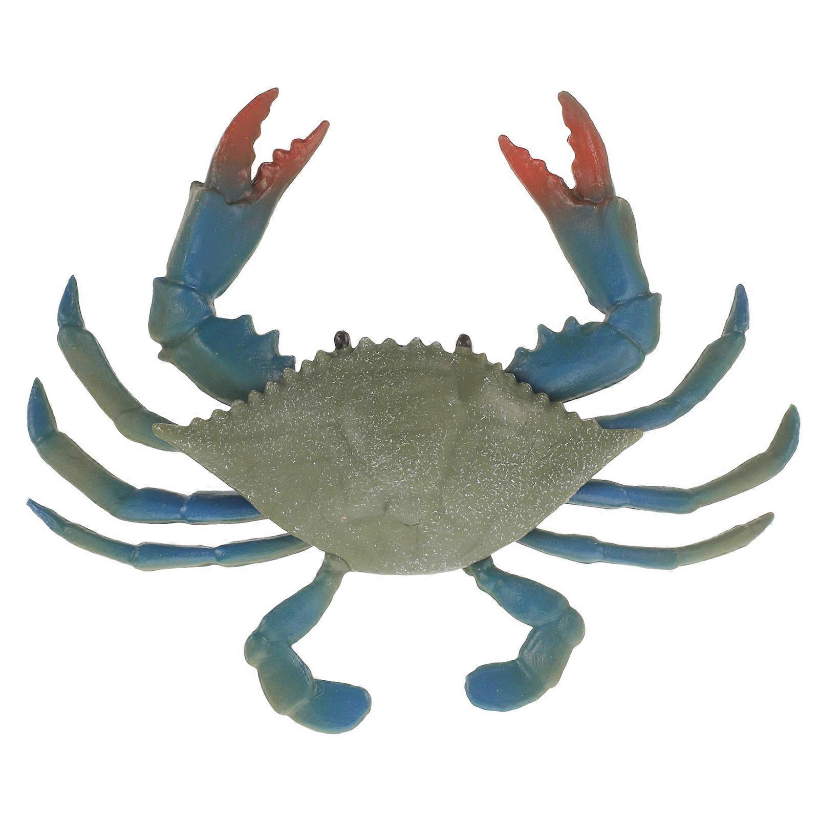Crab Models present For Children Realistic Crab Toy 9.50X8.00X1.50CM PVC 1Pack