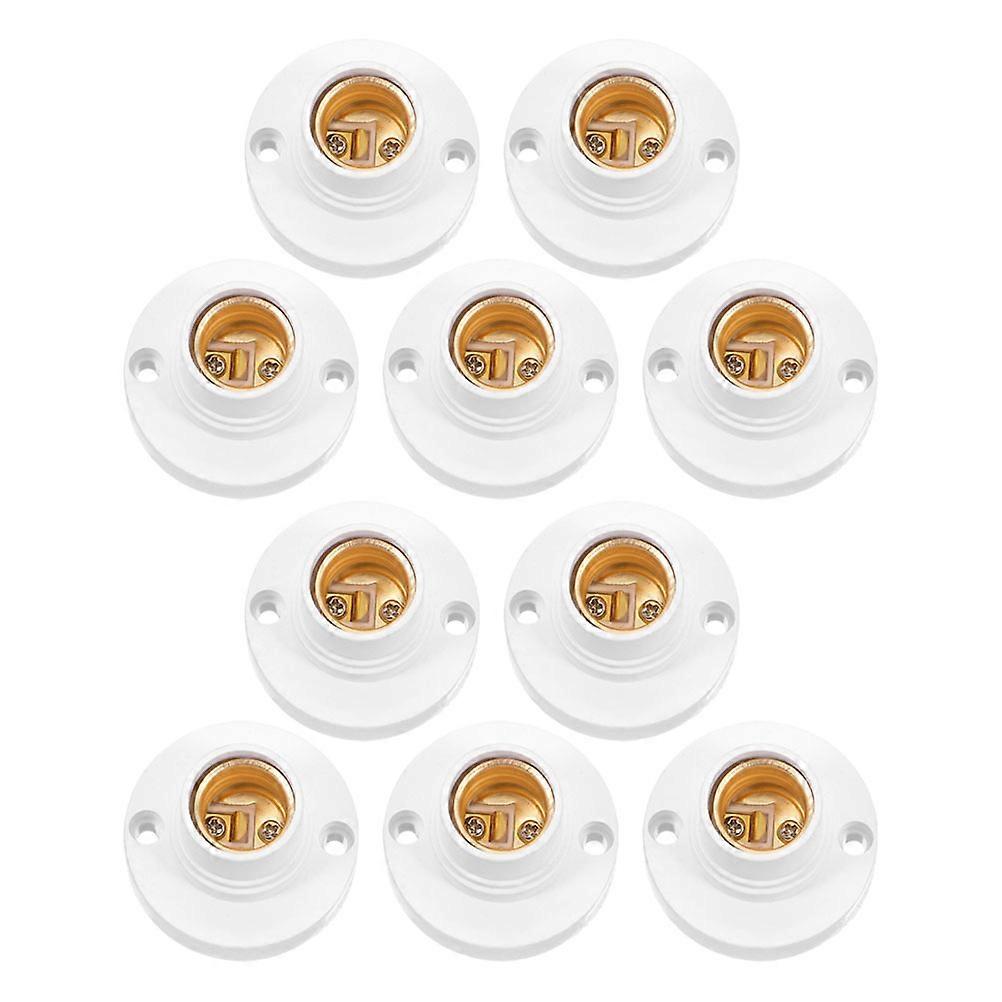 Standard Retro Socket Lamp Socket For Ceiling Light Fixtures Home Use 10Pcs