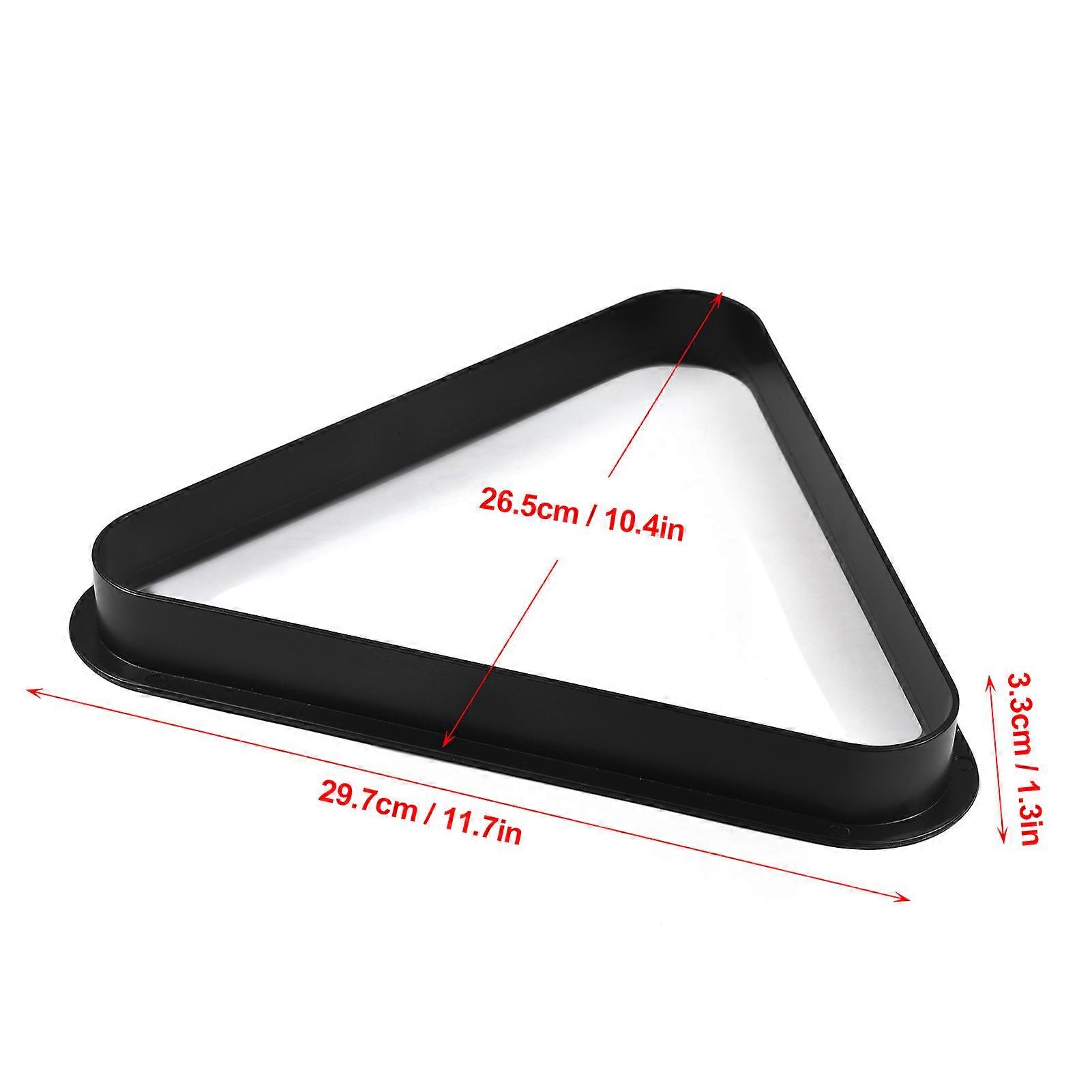 Plastic Billiard Pool Ball Triangle Rack Fits 2-1/4'' Billiard Balls