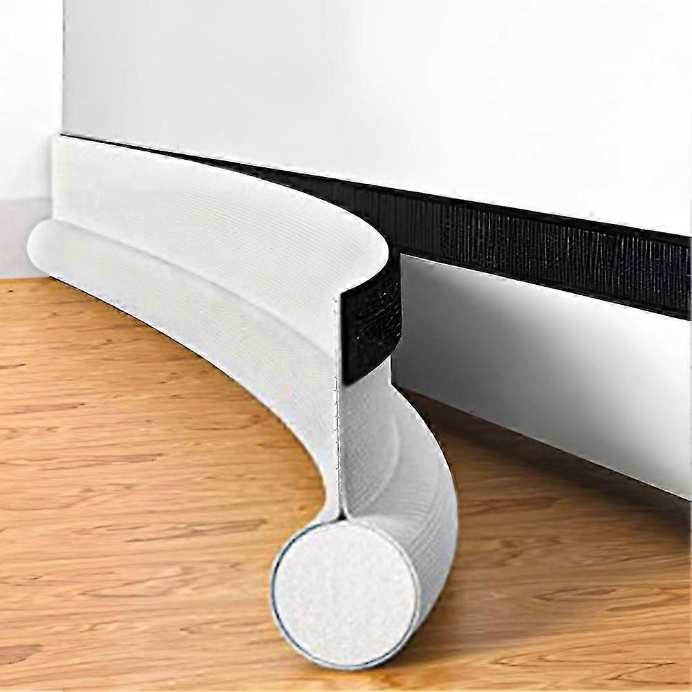 Flexible Door Bottom Sealing Strip Sound Proof Noise Reduction Door Stopper 93cm