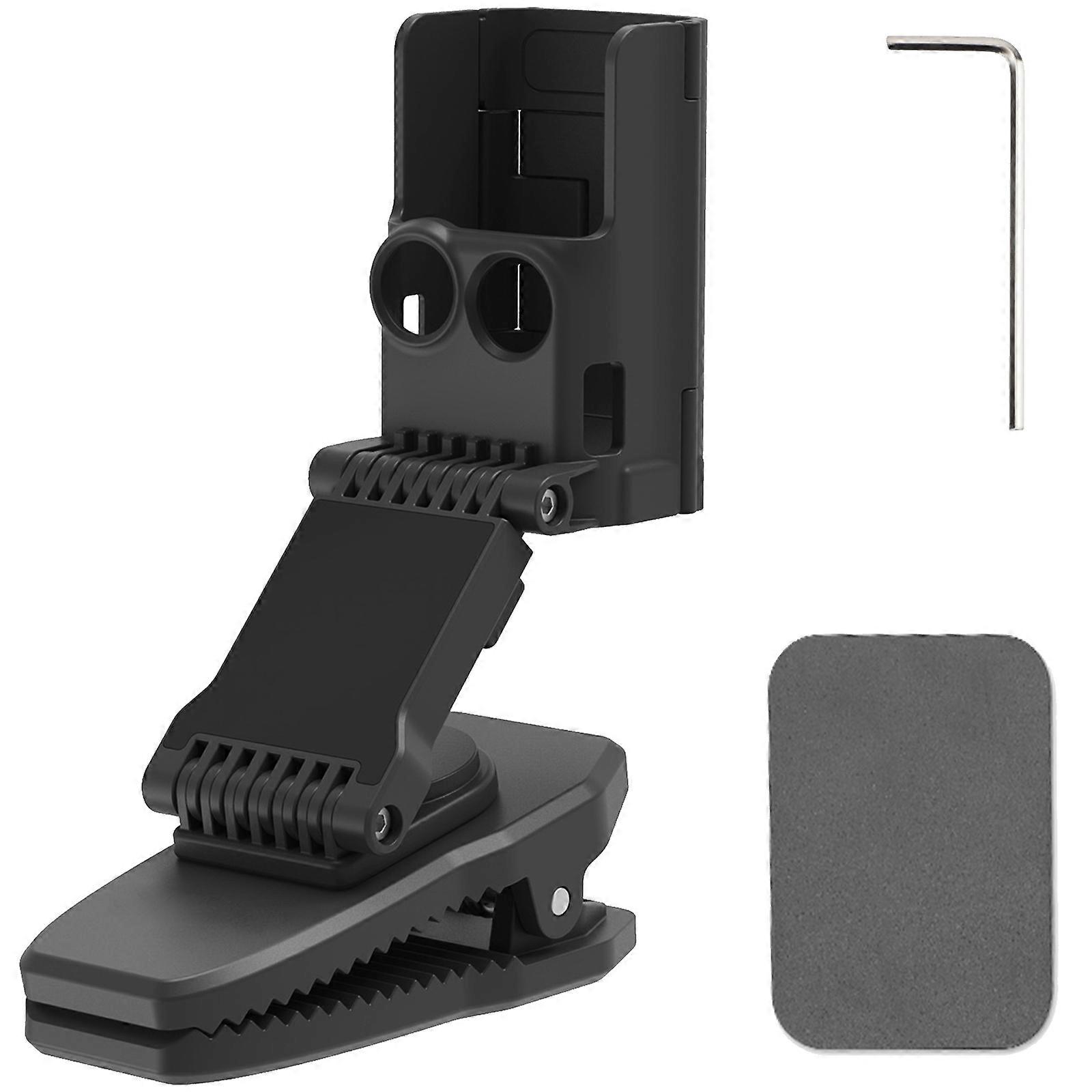 Magnetic Backpack Clip Mount for Pocket 3 Action Camera 360 Degree Rotatable Damping Design First Person View Recording Multicolor