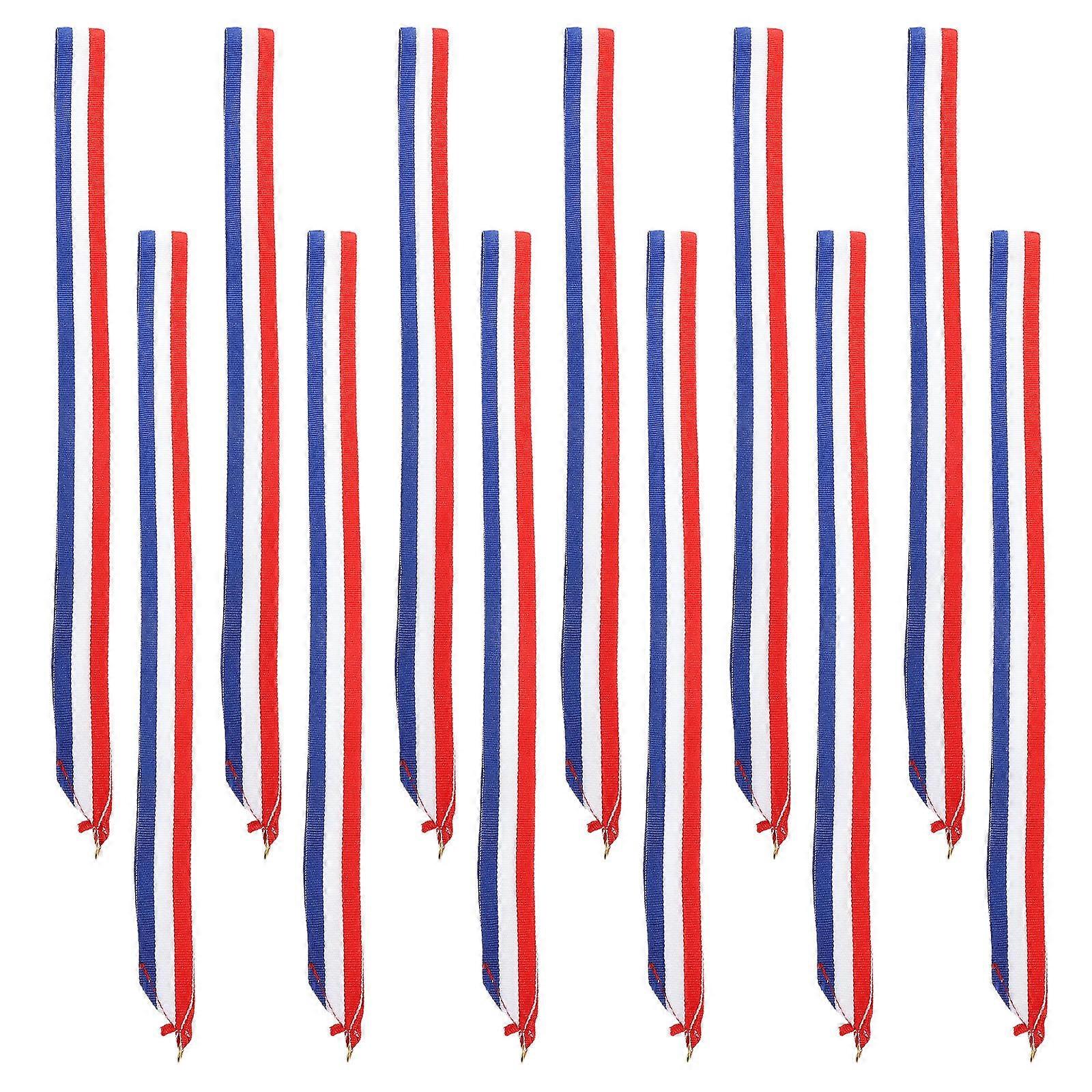 Medal Lanyards Competitive Activities Secure Medal Holding White 12Pcs
