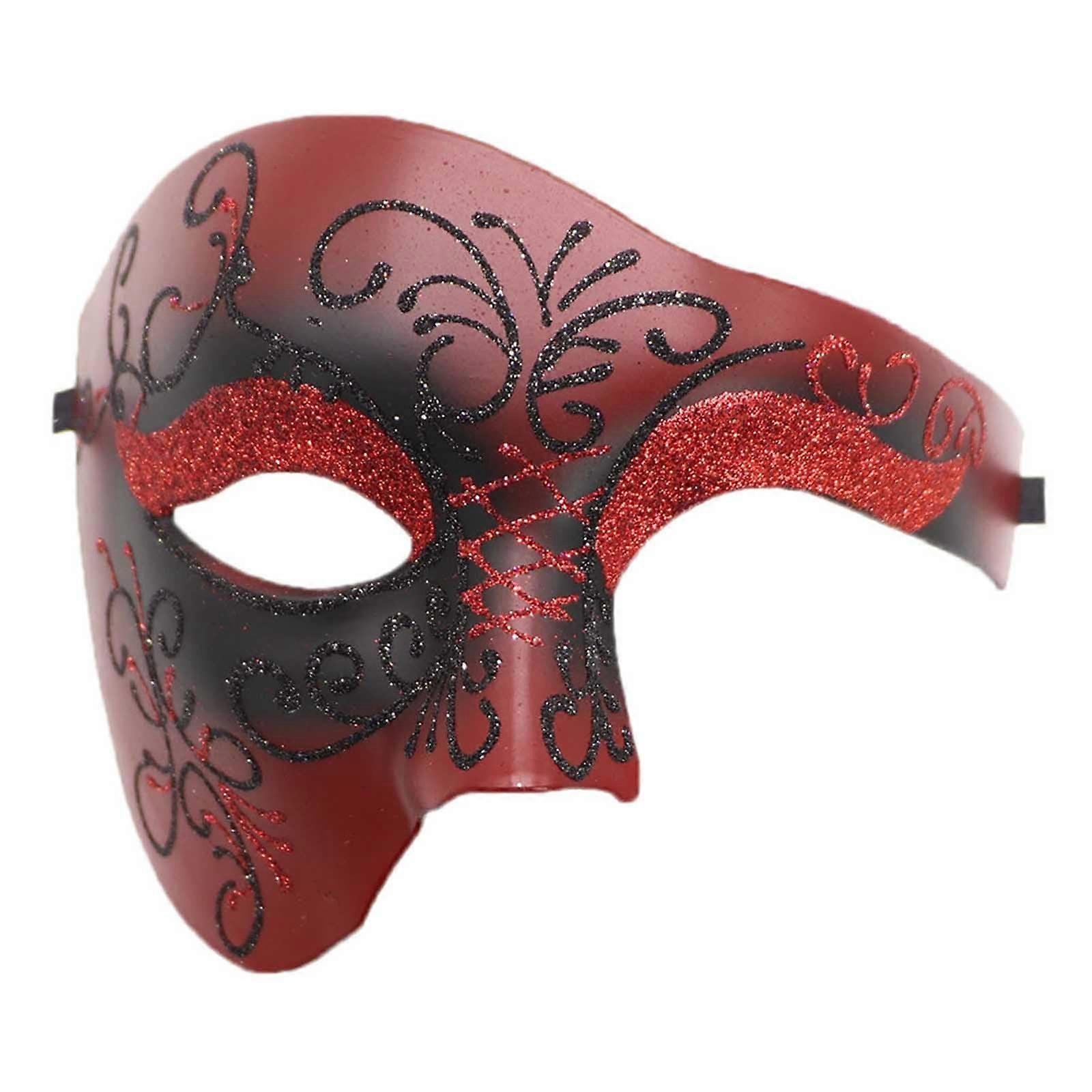Disposable Dance Masks For Carnival Parties, 50-Count Unisex Masks, Lightweight Non-Woven, Easy Disposal