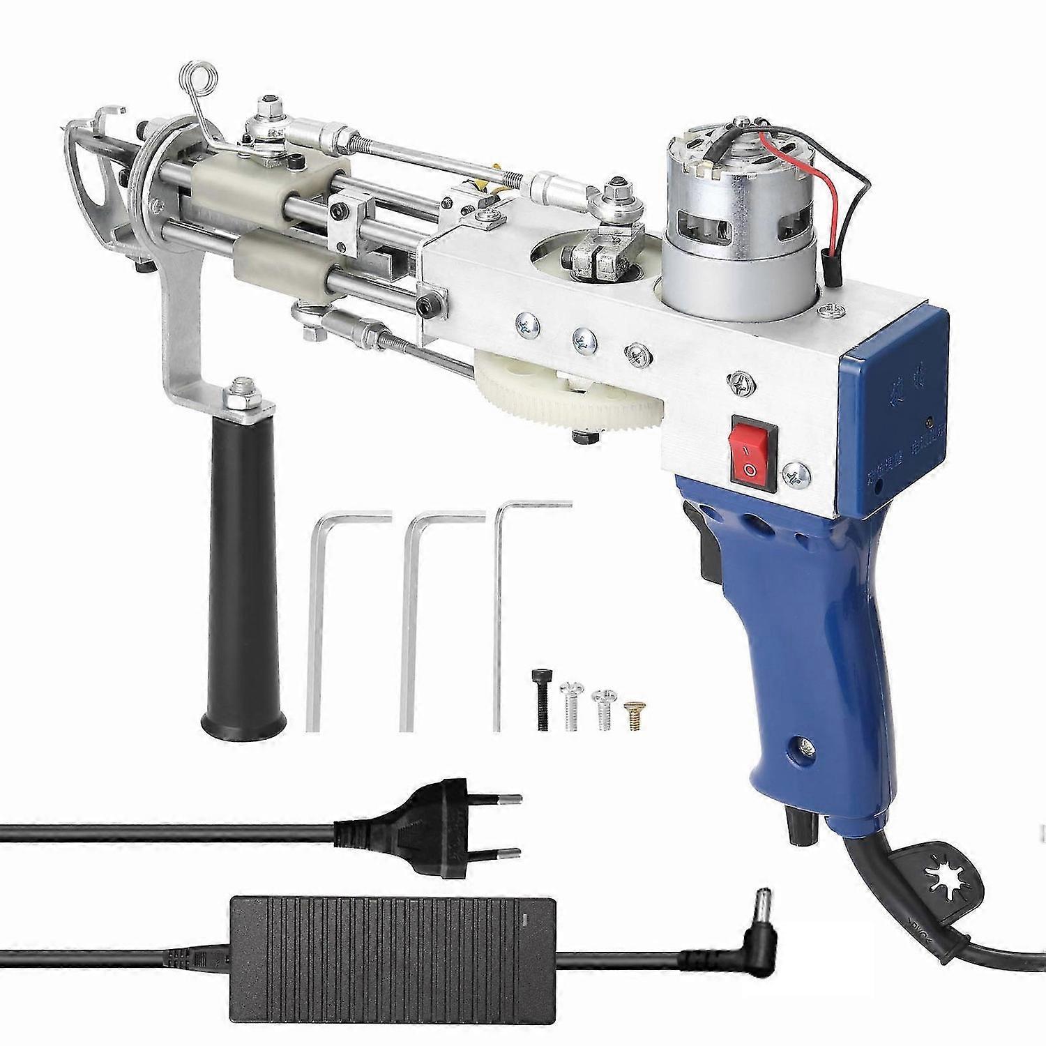 Electric Carpet Tufting Weaving Machine Professional Flocking Device Industrial Embroidery Tool Cut-Pile Loop-Pile Knitting Equipment