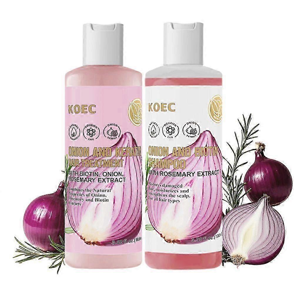 Shampooing à l’oignon et au romarin, Soins capillaires naturels, Shampooing pour la croissance des cheveux pour tous les types de cheveux, Prévenir la chute des cheveux, Favoriser la croissance des cheveux, Nourrit