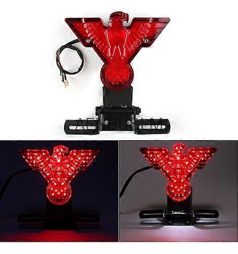 Eagle LED Tail Light with Plate for Harley Chopper Bobbe
