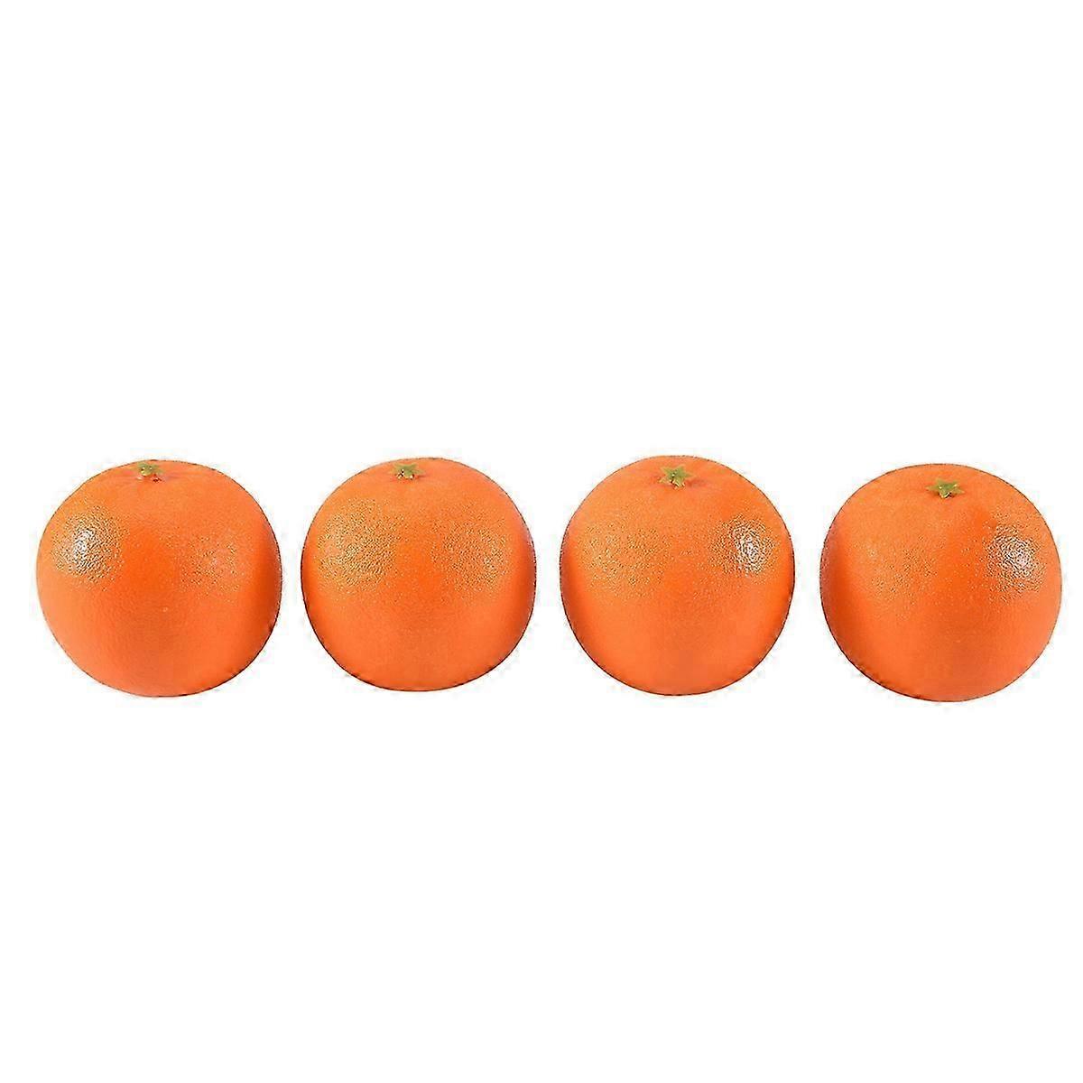 2025 Latest Model Pcs Soft Plastic Simulation Orange Fruit Home Decoration