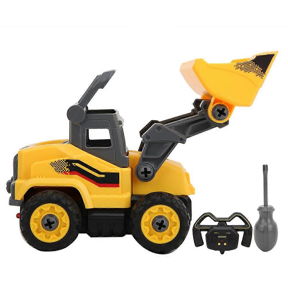 Multifunctional Detachable Engineering Vehicle Excavator Toy Puzzle Model Remote Control